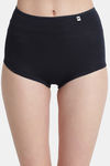 Bleeding Heart High Rise Full Coverage Boyshort - Navy Blue — thumbnail 1